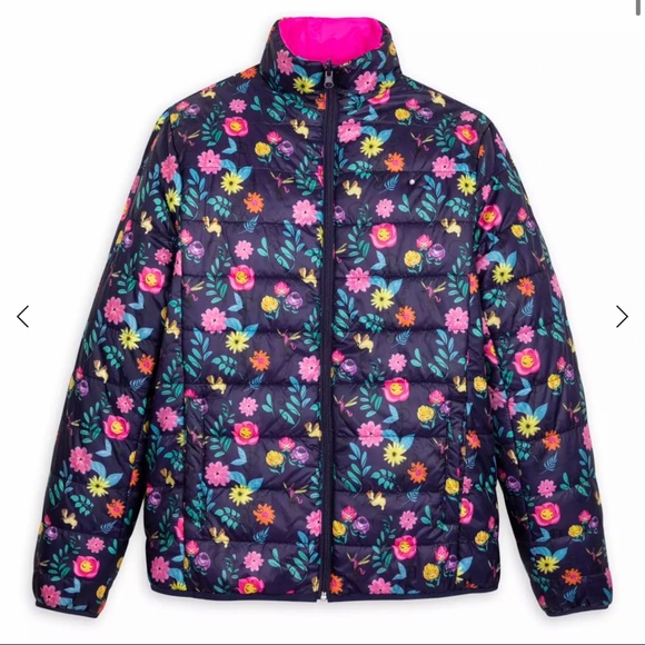Alice in Wonderland Puffy Jacket for Adults - Reversible - Picture 4 of 8